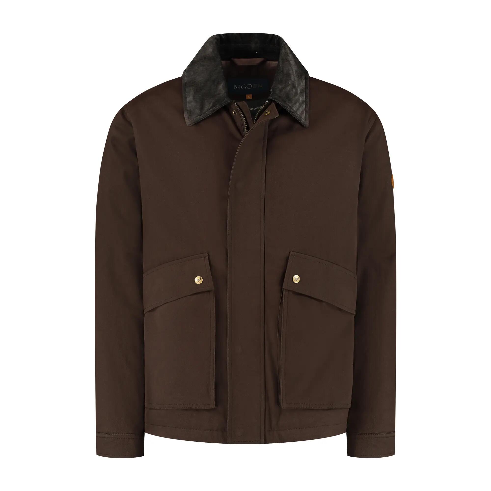 Wesley Homme - Veste de ferme - Marron foncé 4/5