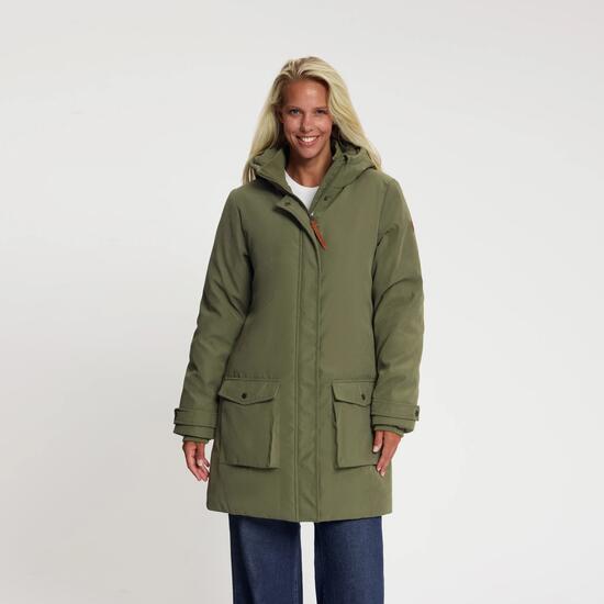Sarah Damen – Halblanger Wintermantel – Schwarz