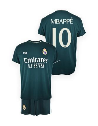 Conjunto Real Madrid Niño Mbappé 2026/27 Segunda Equipación Réplica Oficial