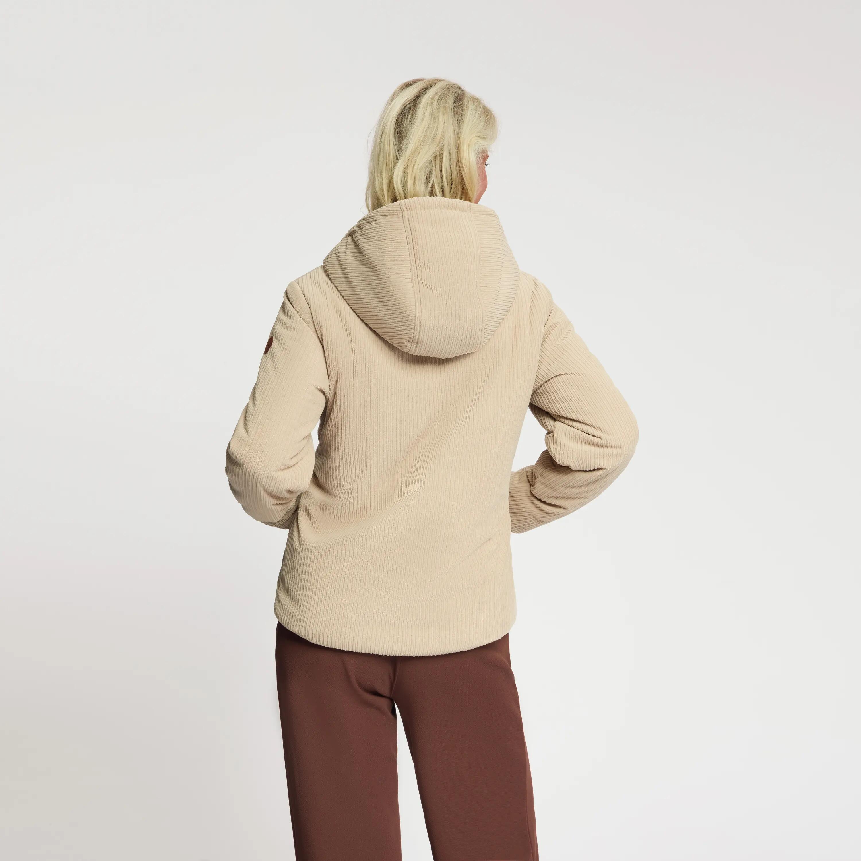 Steffy Dames - Winterjas - Corduroy - Sand 3/5