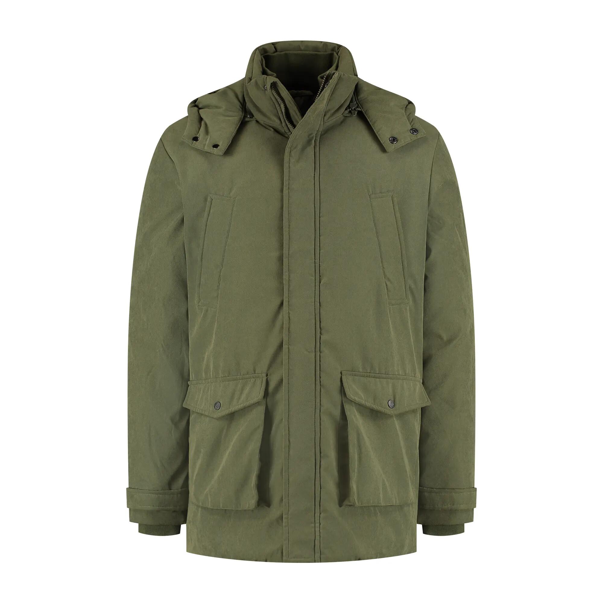 Sean Homme - Manteau d'hiver Parka - Vert 4/5