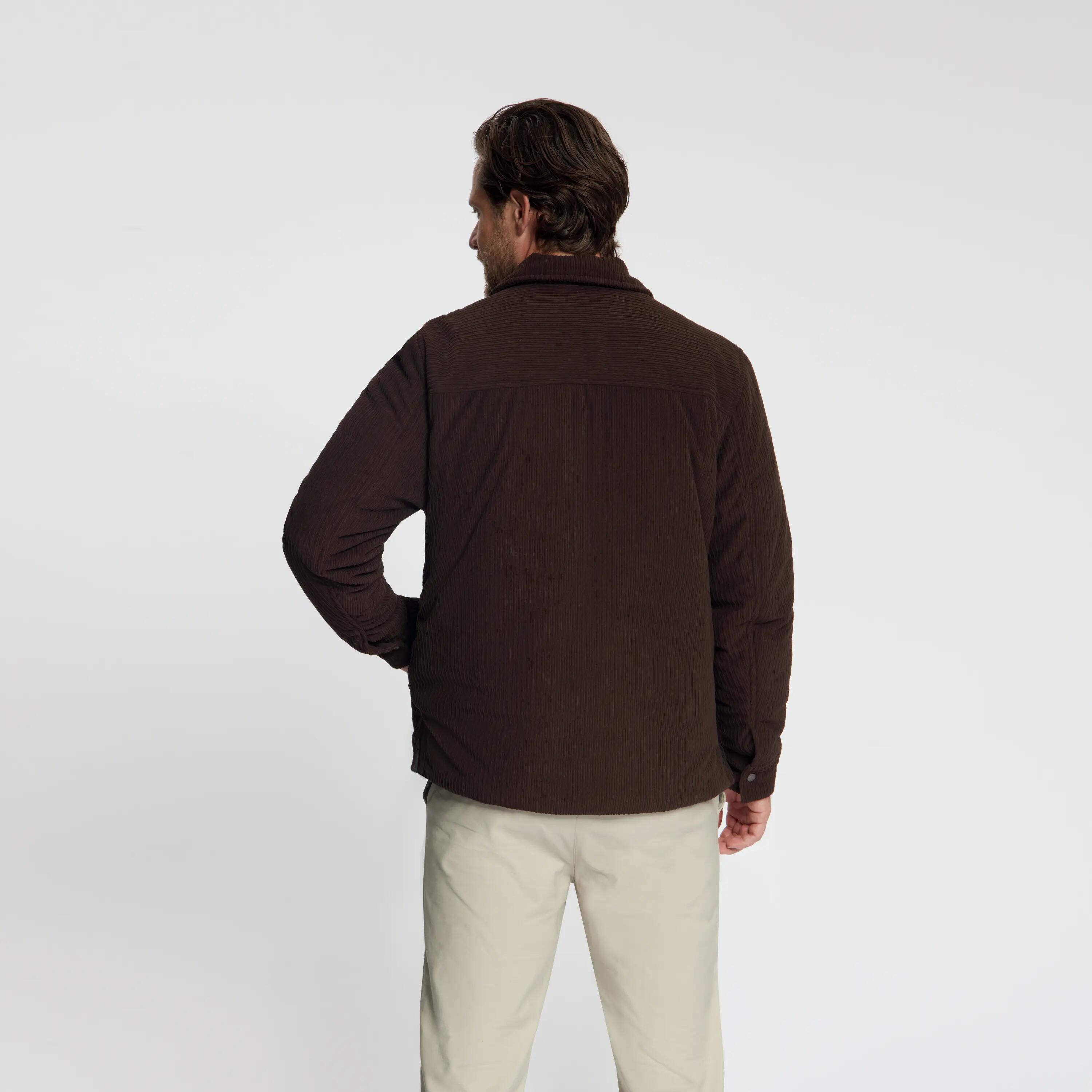 Stan Homme - Shacket - Veste doublée - Marron foncé 3/6
