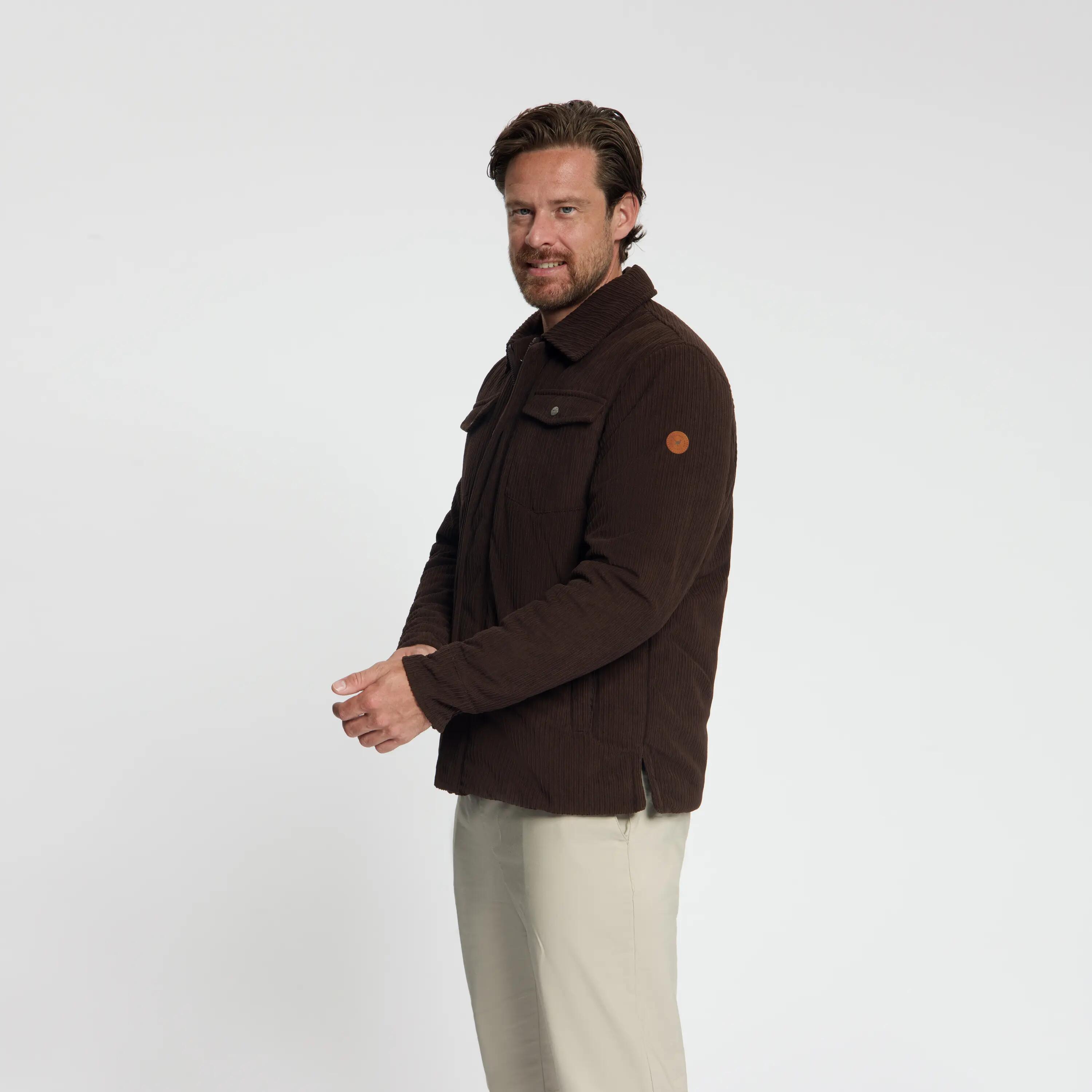 Stan Homme - Shacket - Veste doublée - Marron foncé 2/6