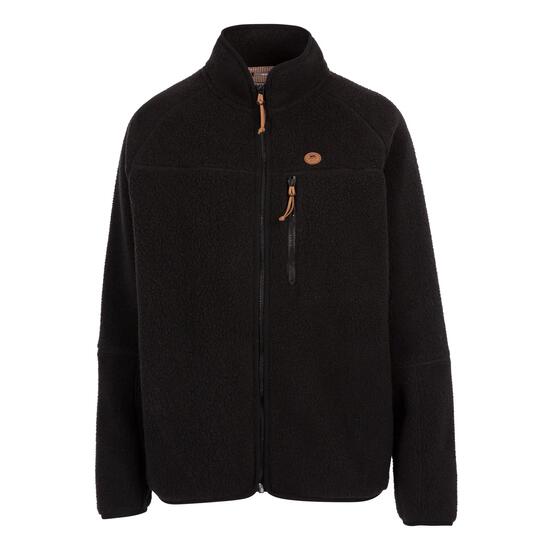Veste Polaire Unie À Col Montant QUAKE Femme (Noir)