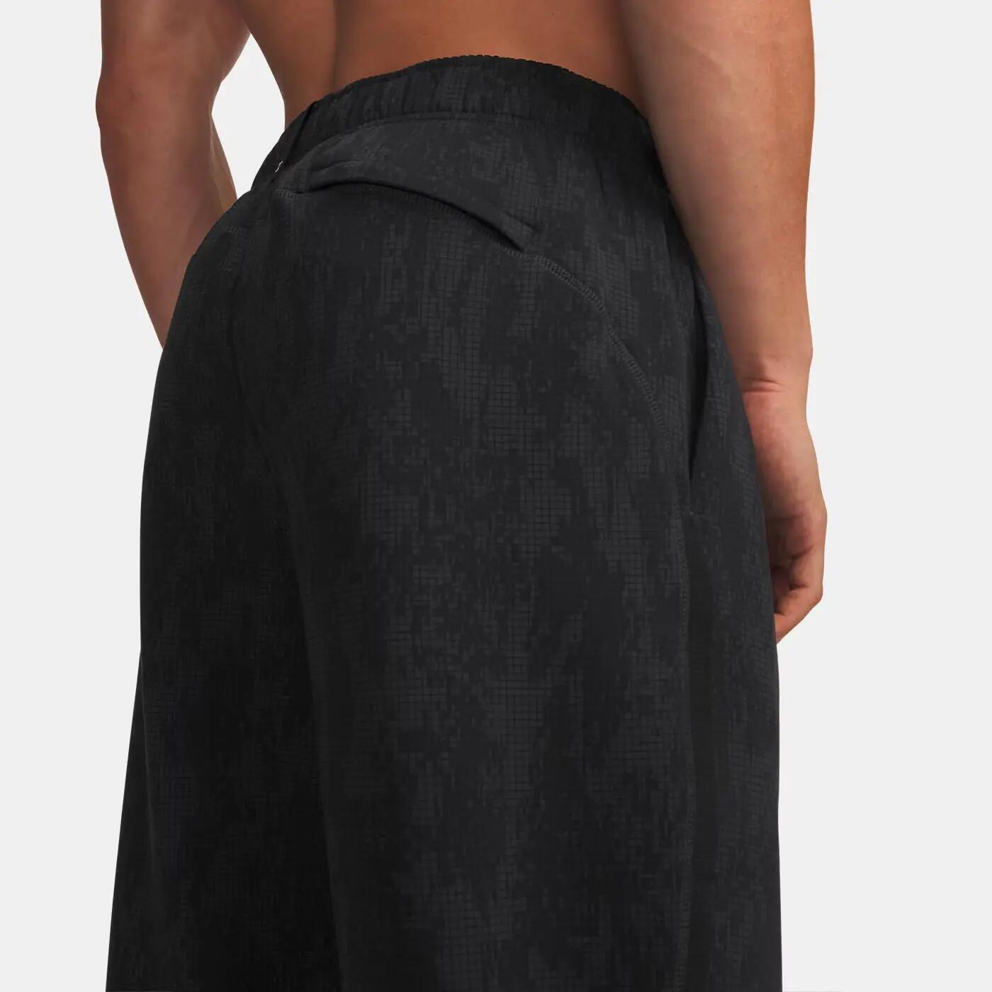 Ua Unstoppable Fleece Joggingbroek Voor Heren Zwart 4/5