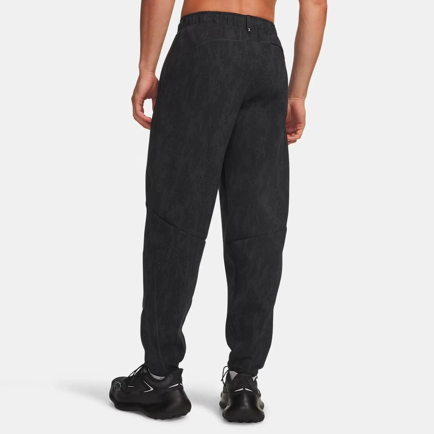 Ua Unstoppable Fleece Joggingbroek Voor Heren Zwart 2/5