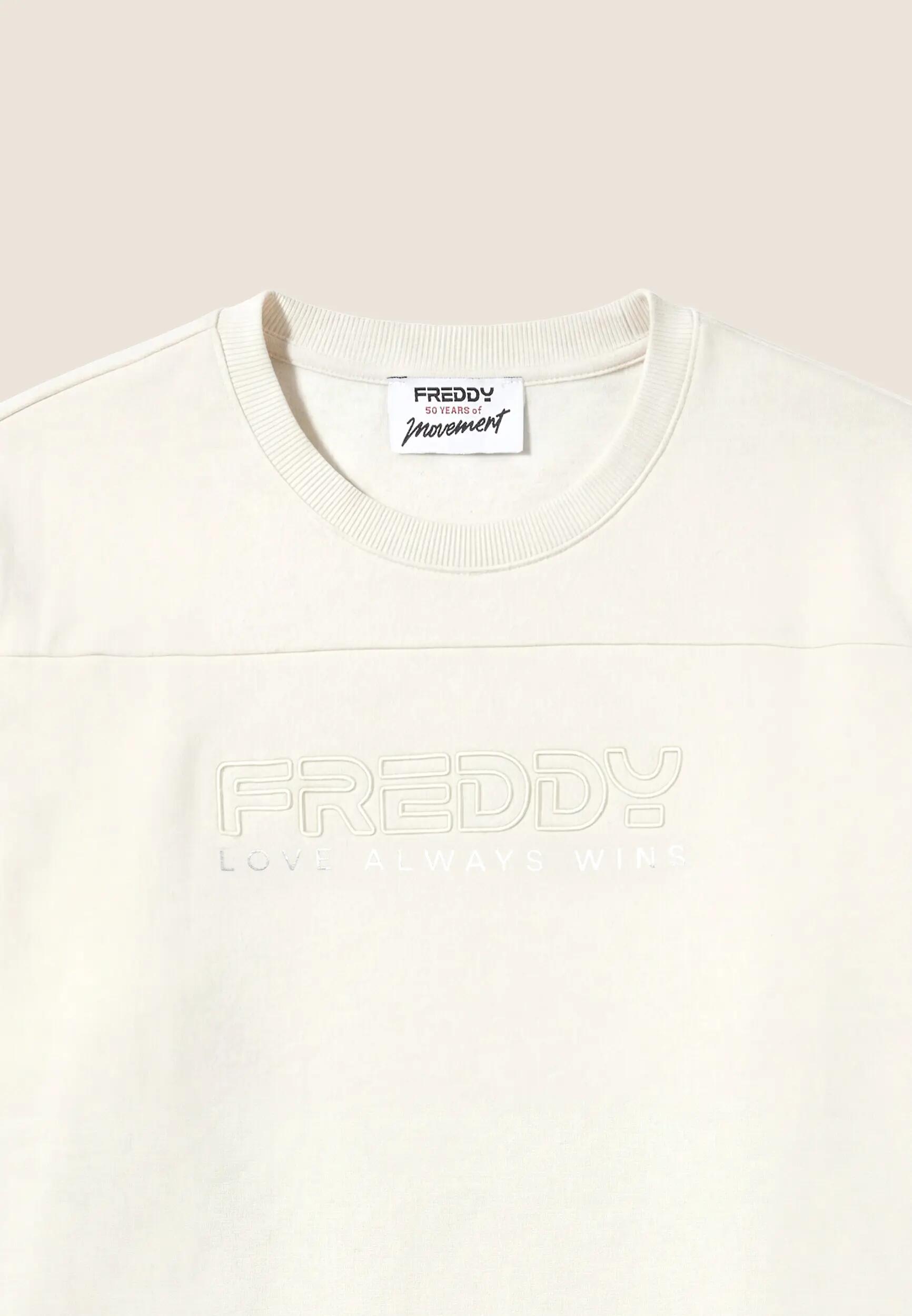 Sweat-shirt à col rond « Love always wins » avec broderie 3/3