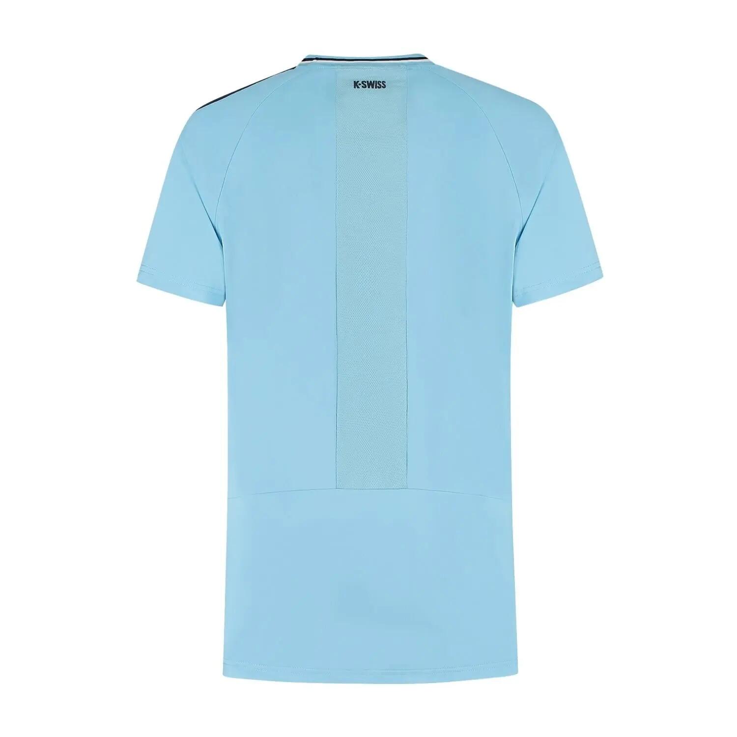 Camiseta de tenis y pádel hombre K-Swiss HYPERCOURT MESH CREW 5 2/2