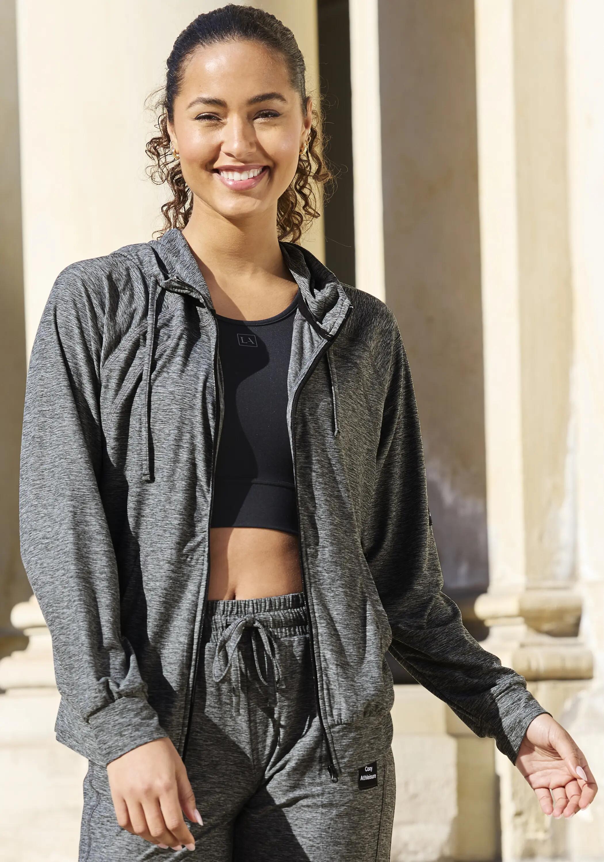 Damen Kapuzensweatjacke 3/6