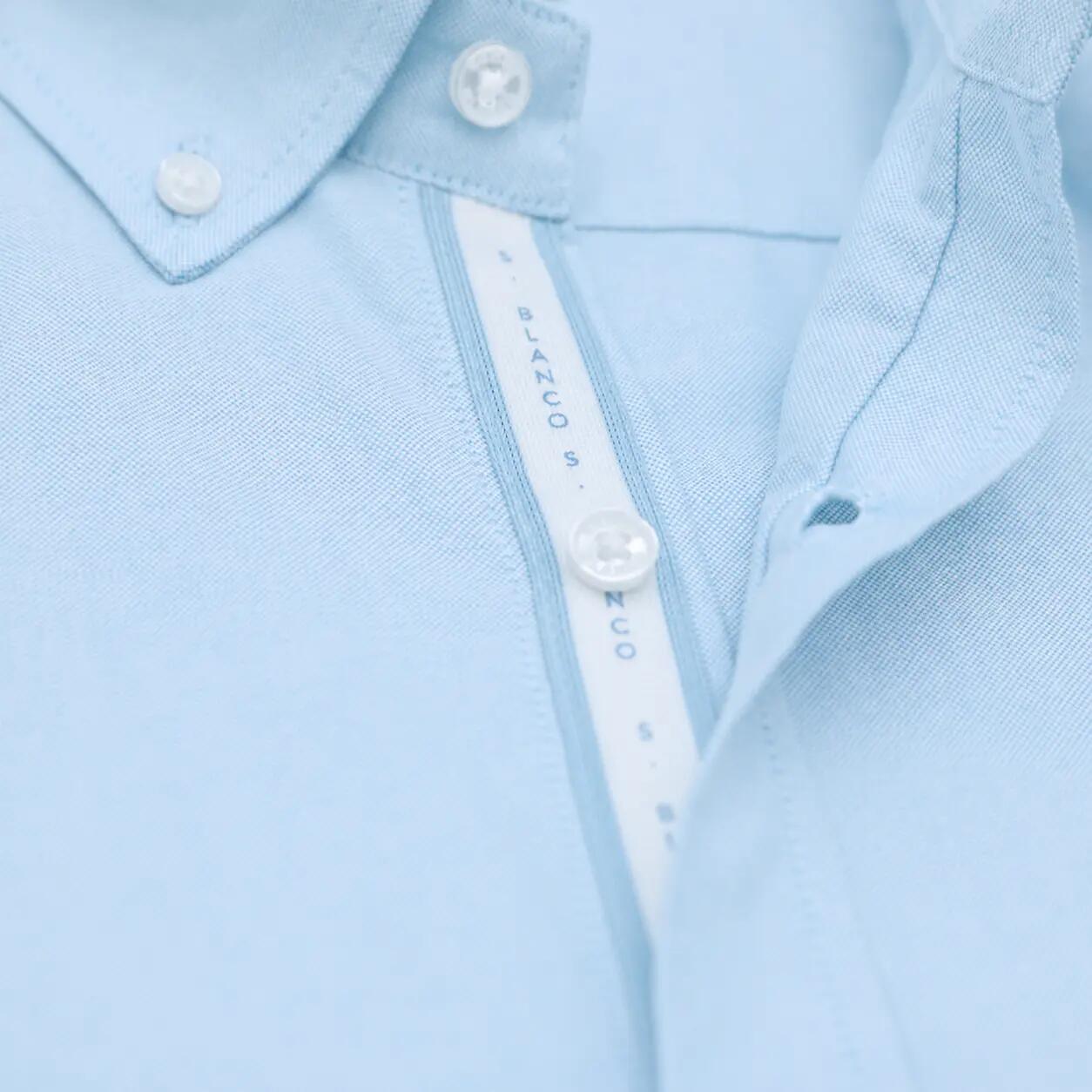 Chemise manches longues Oxford sangle SB bleu ciel 5/5