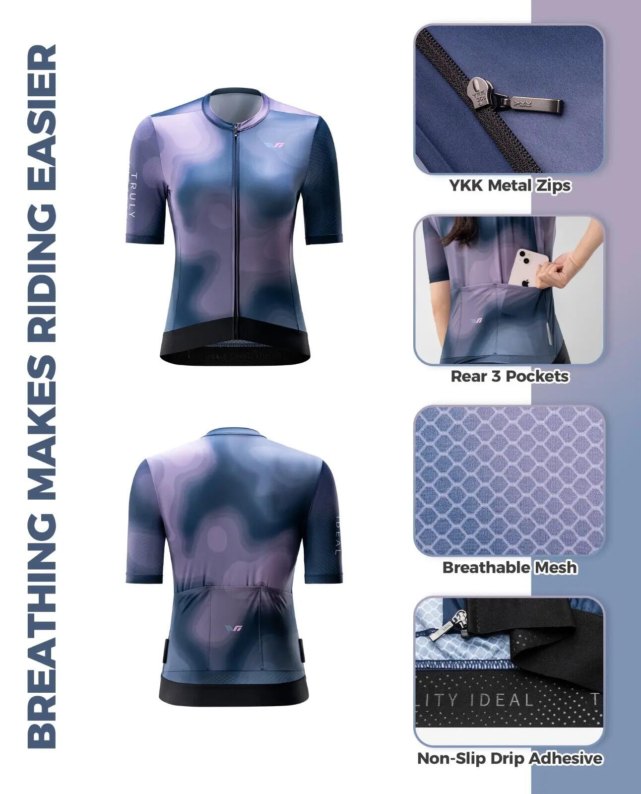 TVI Damen Kurzarm-Radtrikot atmungsaktiv 4/9