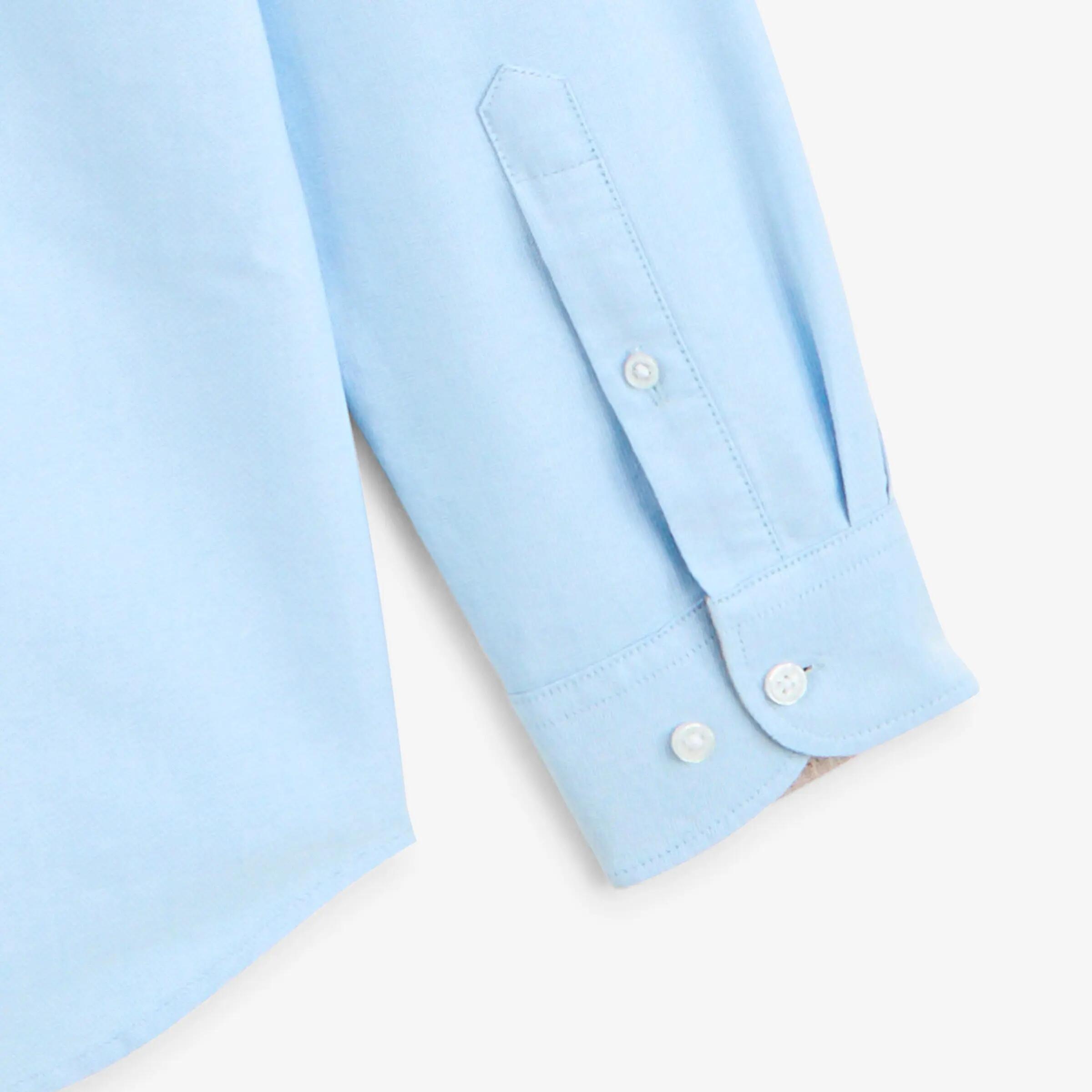 Chemise manches longues Oxford sangle SB bleu ciel 3/5