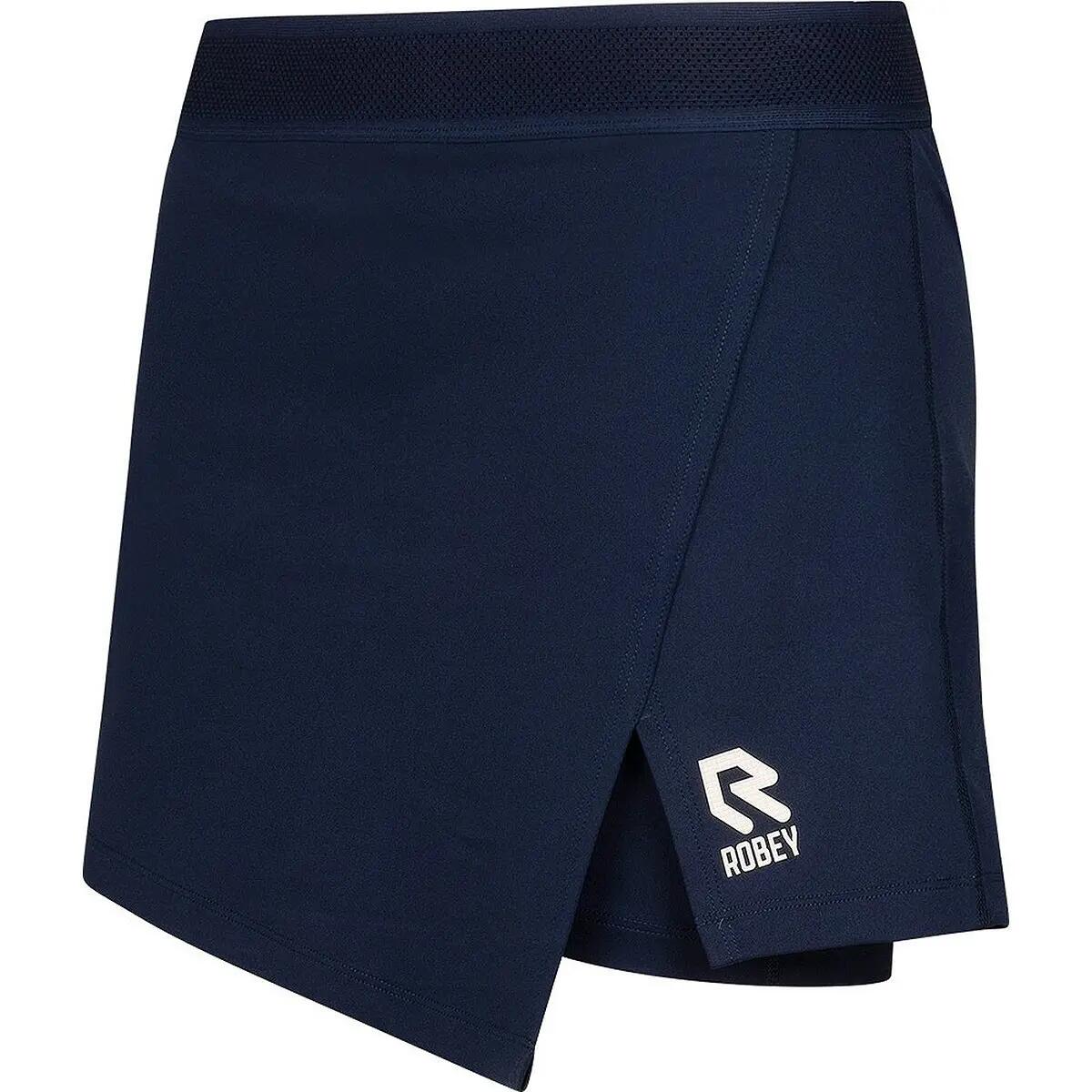 Jupe - tennis - femme - v croisée, short intérieur - marine 2/5