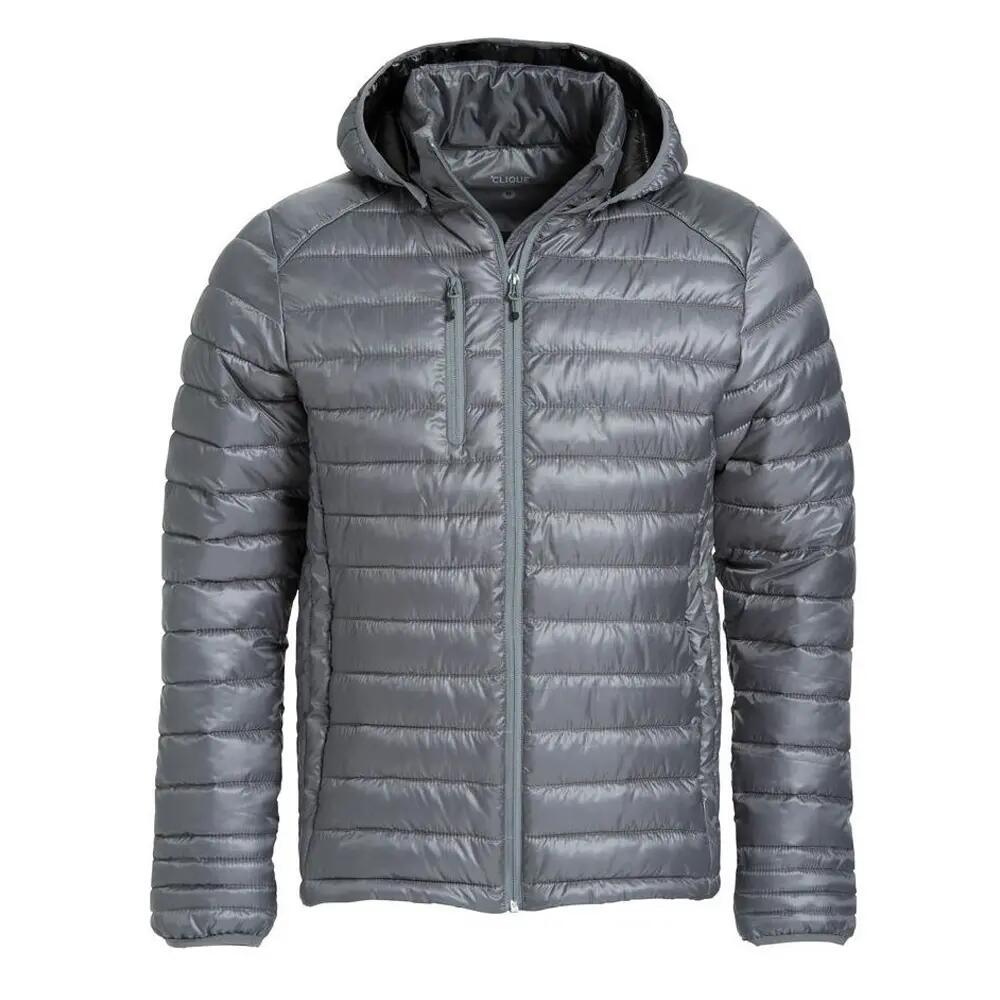 Mens Hudson Polyester Padded Jacket (Grey)