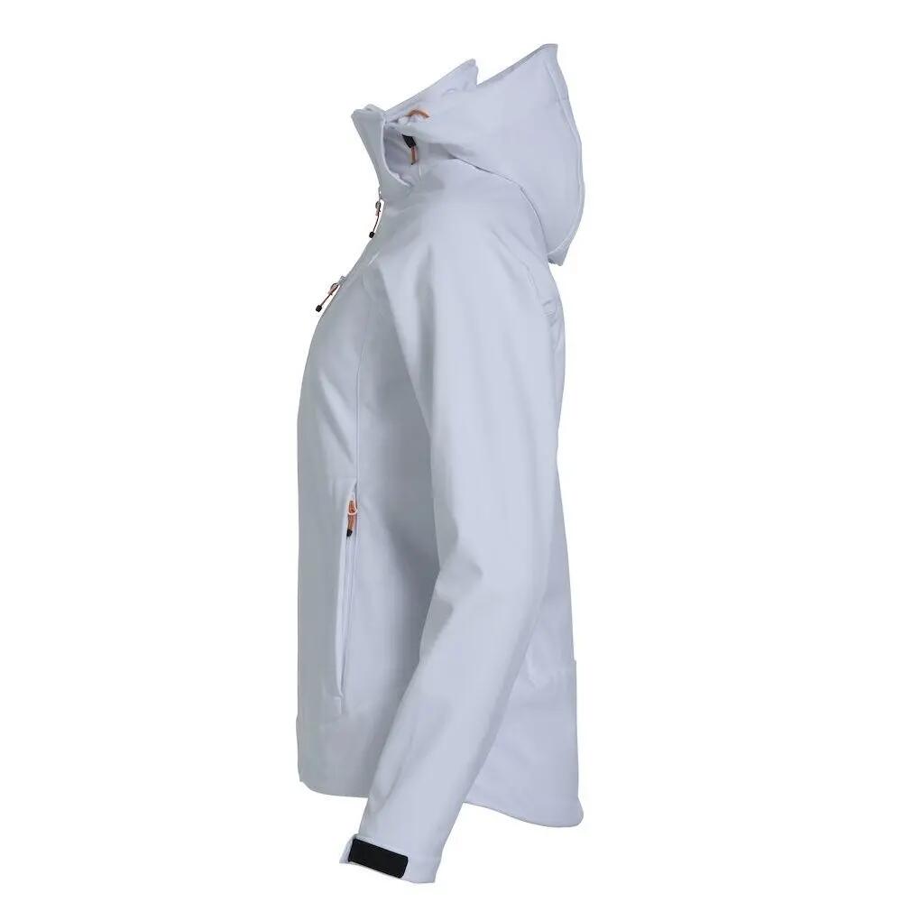 Dames Milford Soft Shell Jas (Wit) 4/4