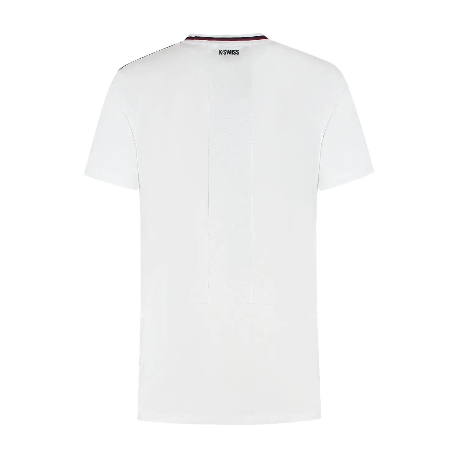 Camiseta de tenis y pádel hombre K-Swiss HYPERCOURT MESH CREW 5 2/2
