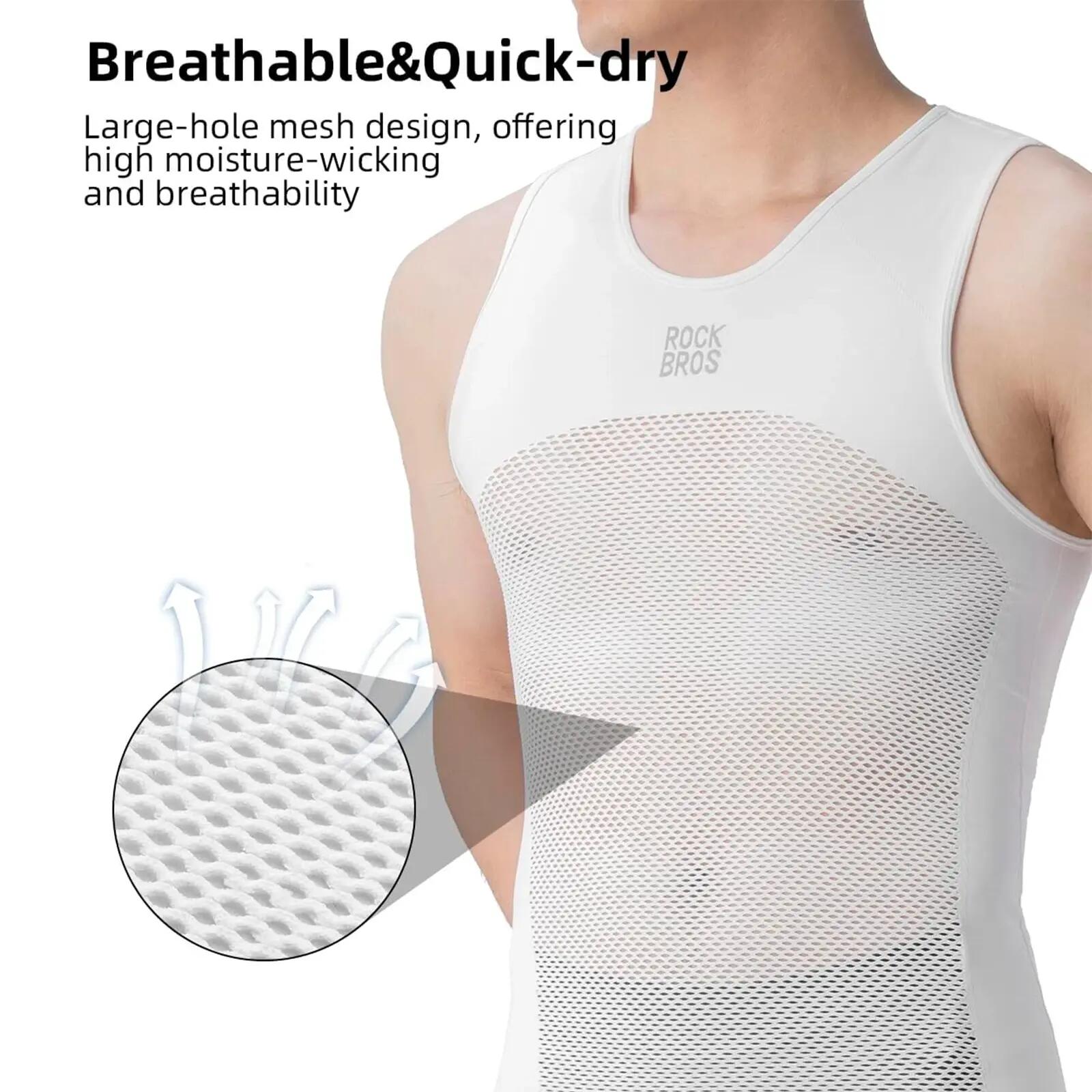Maillot de Cyclisme Mesh pour Homme – Sans Manches et Respirant 5/6