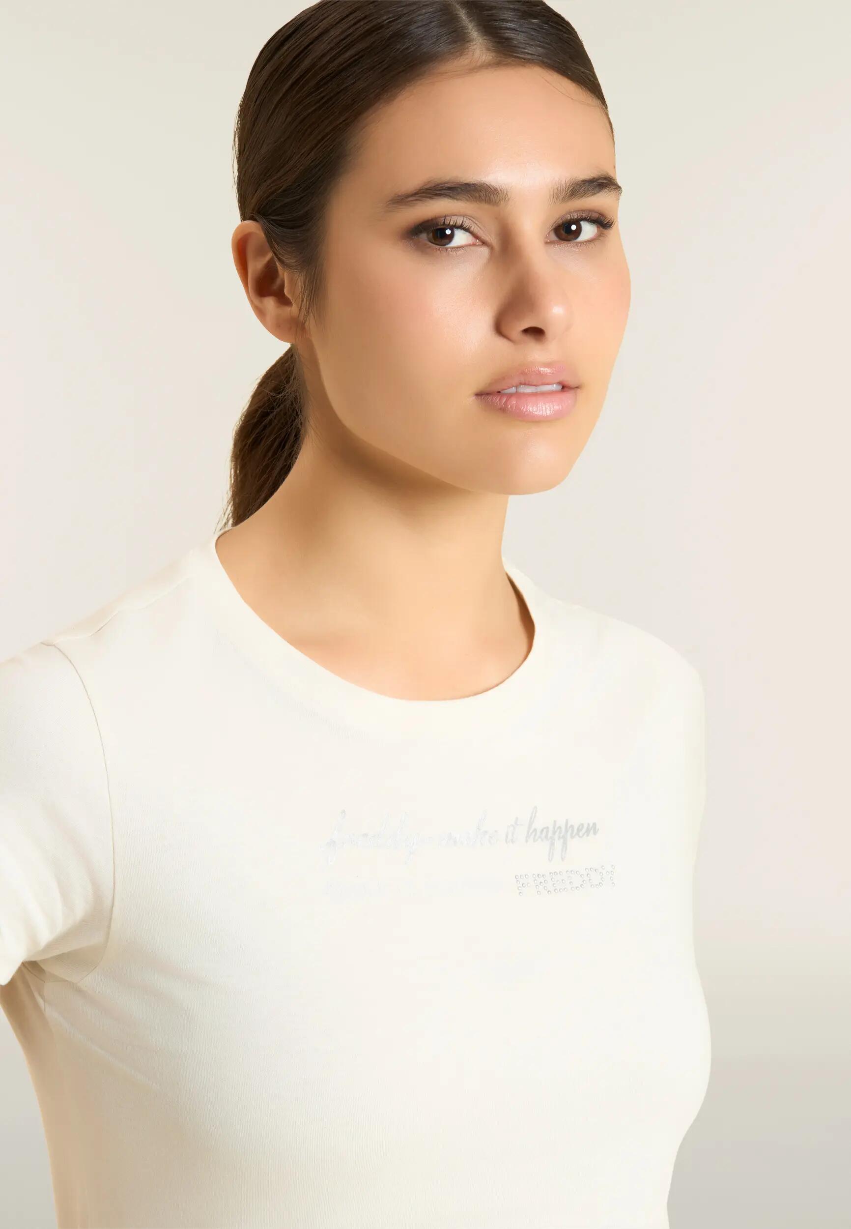 T-shirt à manches courtes « Make it Happen » avec perles 4/4