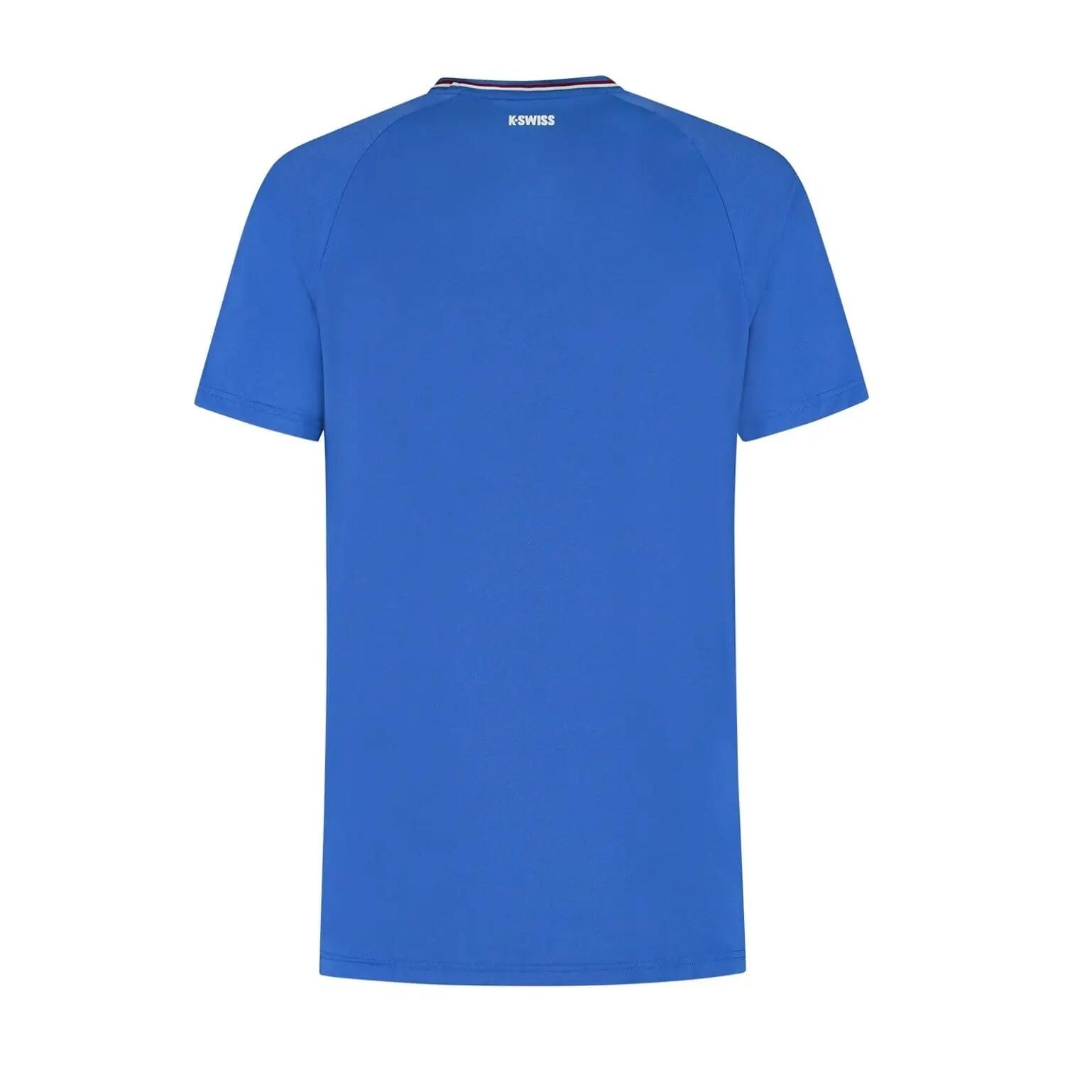 Camiseta de tenis y pádel hombre K-Swiss HYPERCOURT MELANGE CREW 2/2