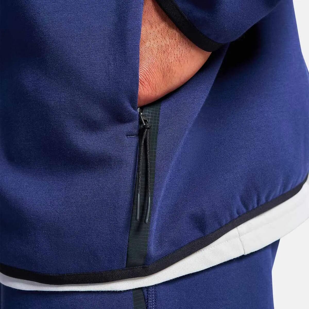 Chaqueta UA Unstoppable Fleece con cremallera completa Azul marino noche 3/7