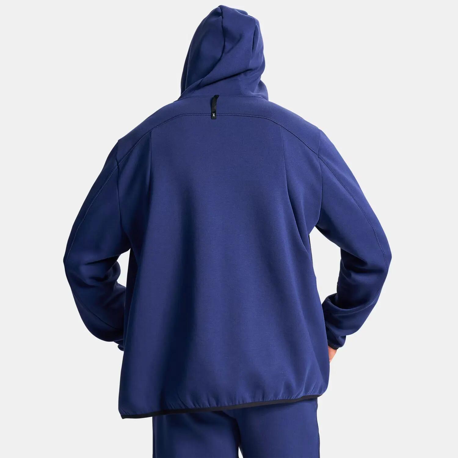 Chaqueta UA Unstoppable Fleece con cremallera completa Azul marino noche 2/7