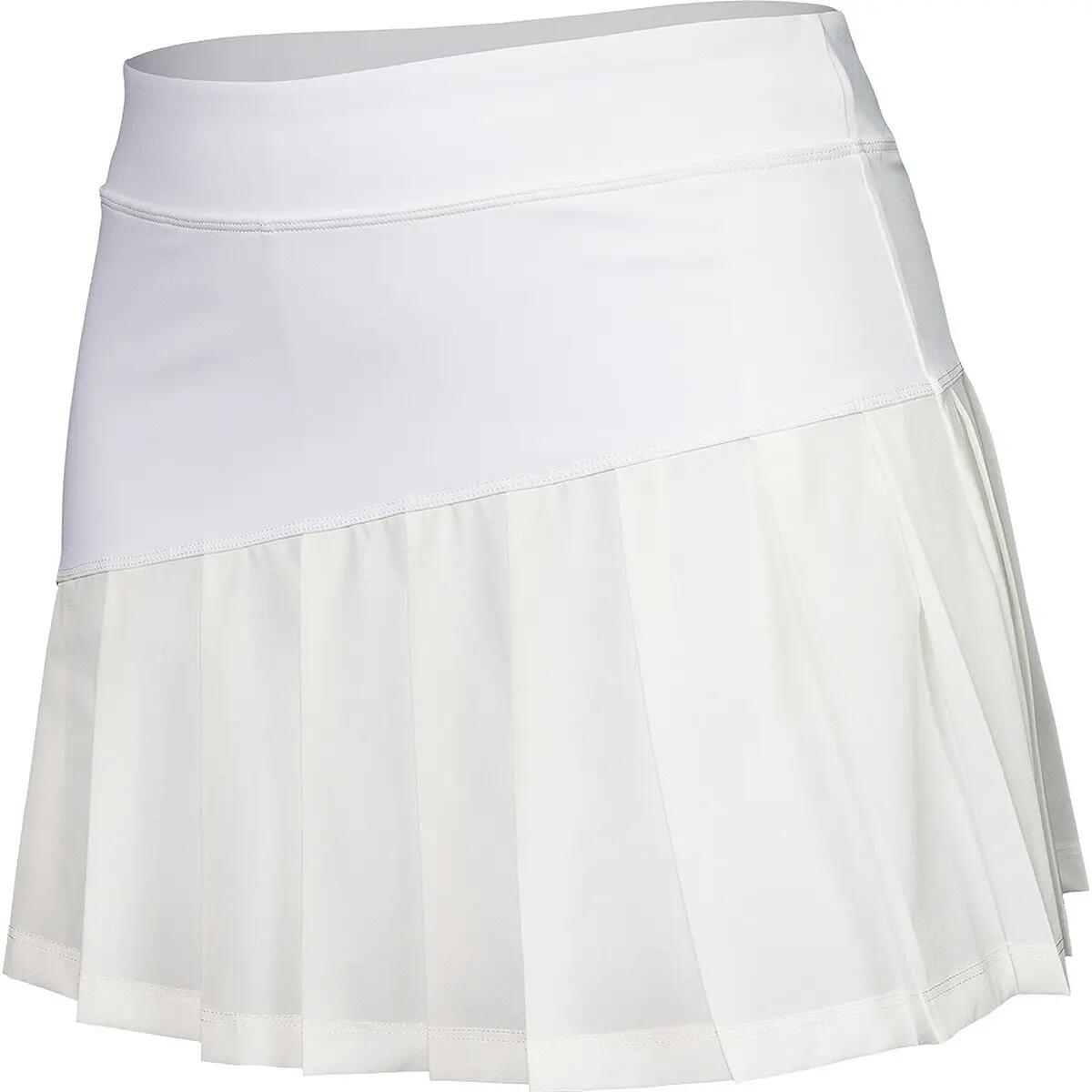 Rok - Tennis/Padel - Dames - Plissé, retro-look, zeer elastisch - Wit 4/5