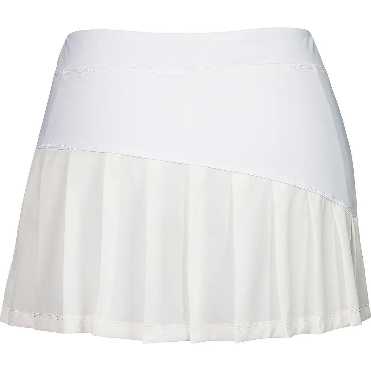 Rok - Tennis/Padel - Dames - Plissé, retro-look, zeer elastisch - Wit 3/5