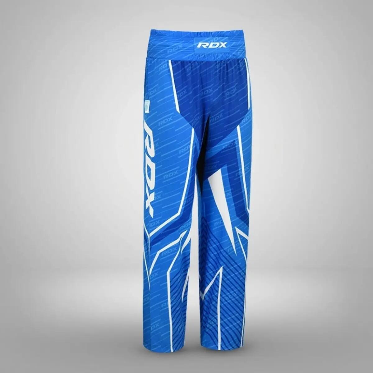 Divisa Kickboxing WAKO Ufficiale RDX P1 Blu L 3/4