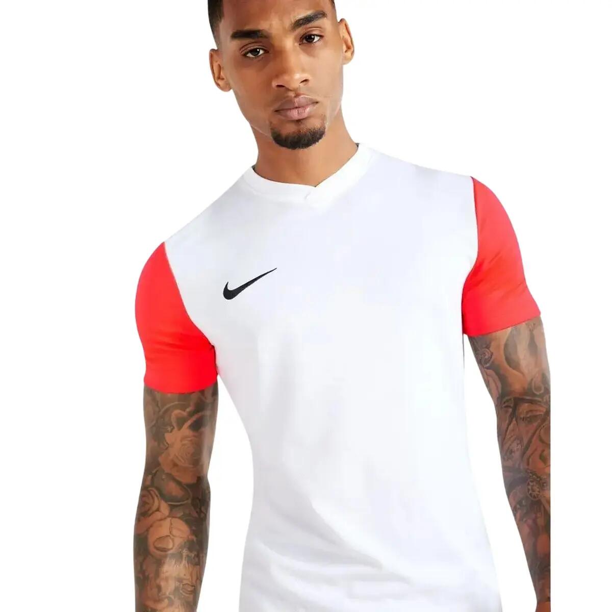 Maglietta Uomo Nike Tiempo Premier II Bianco 4/4