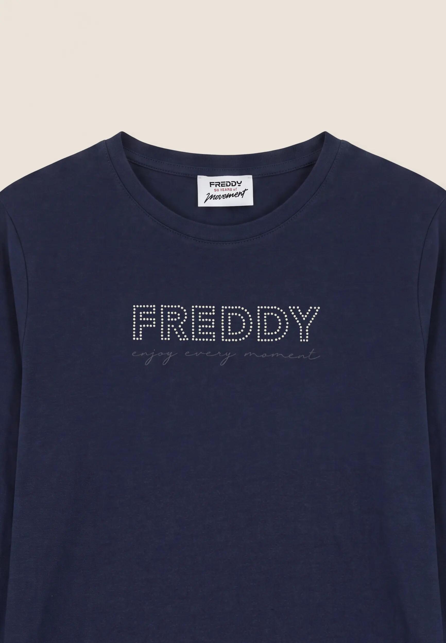 T-shirt à manches longues avec logo en perles 3/3
