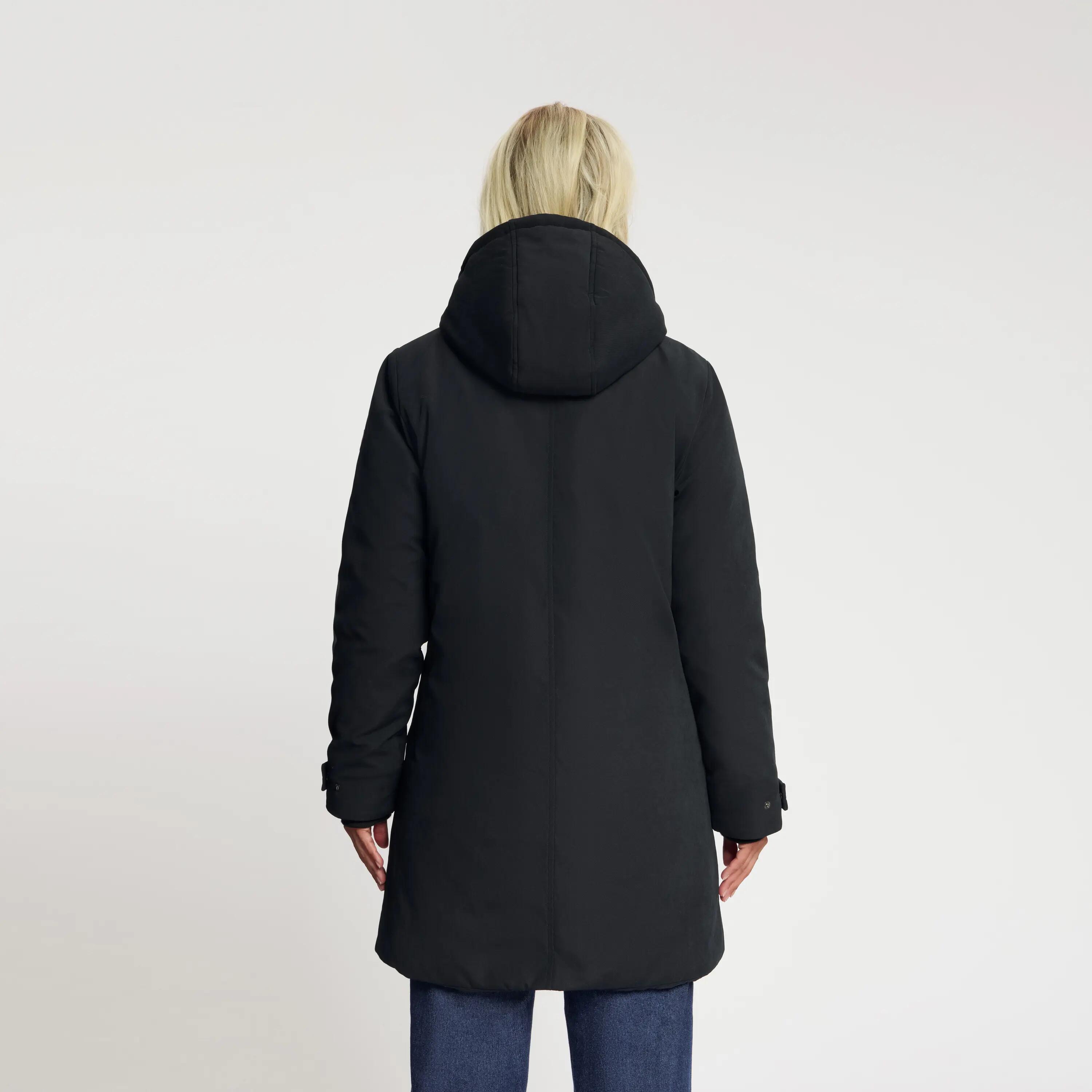 Sarah Dames - Winterjas halflang - Zwart 3/5