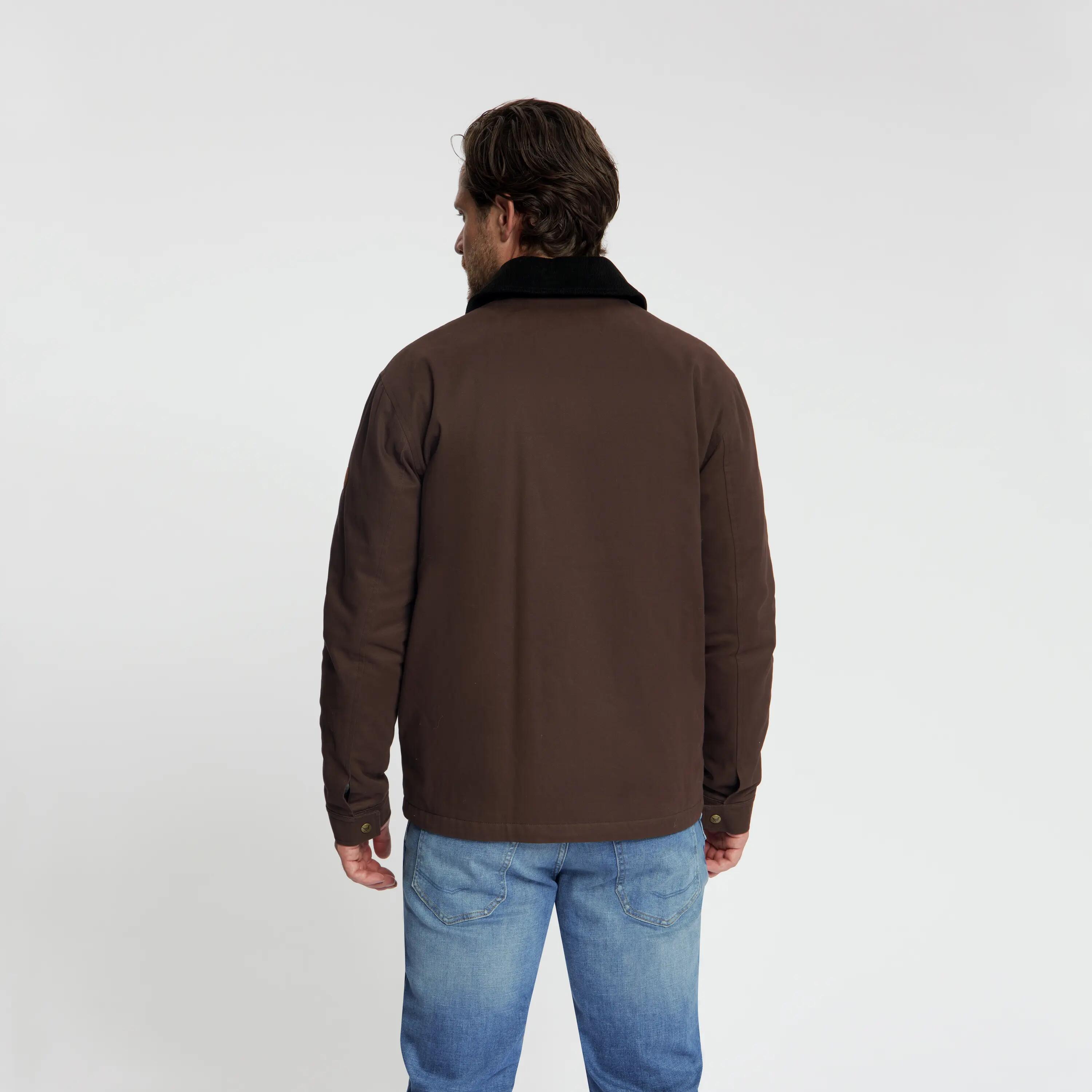 Wesley Homme - Veste de ferme - Marron foncé 3/5