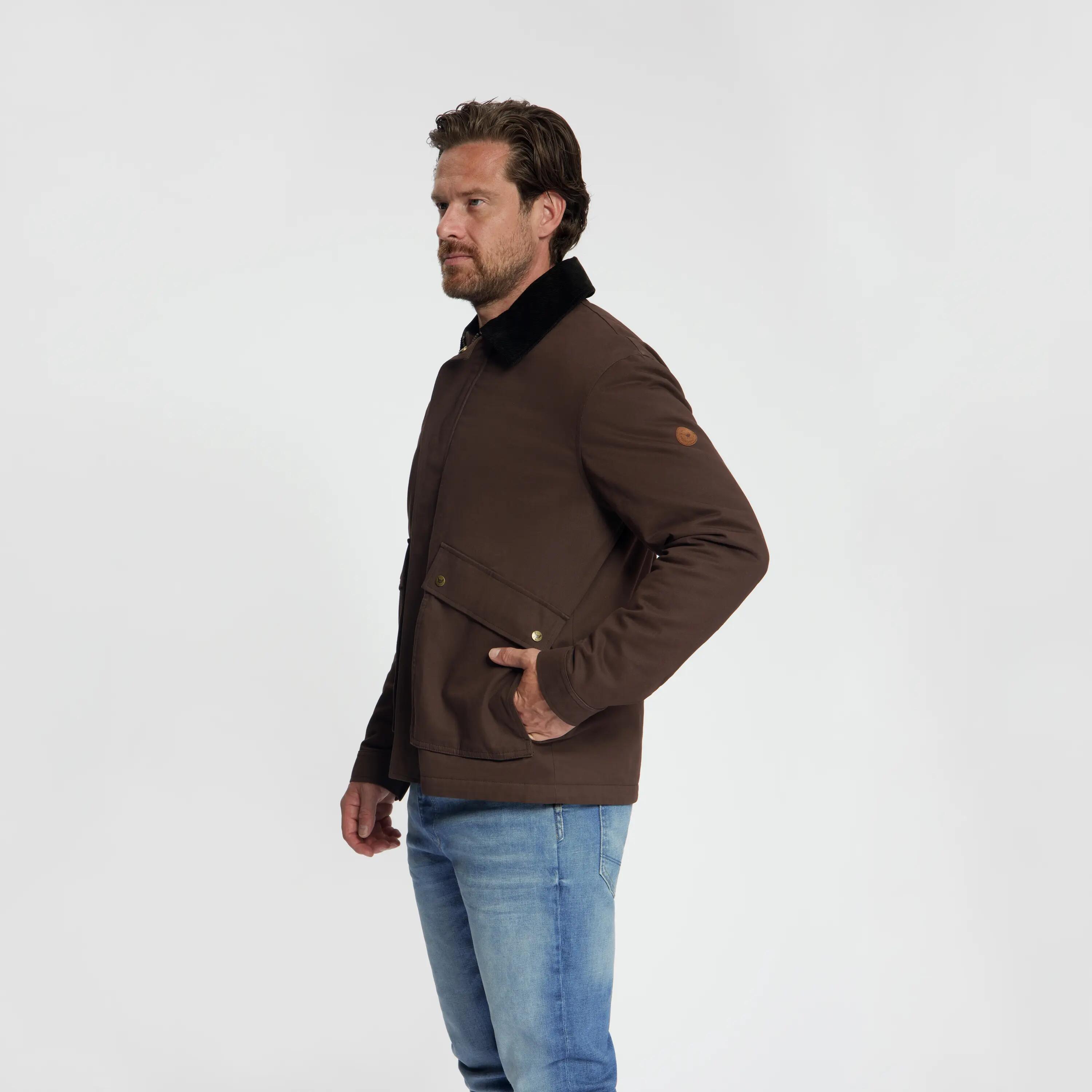 Wesley Homme - Veste de ferme - Marron foncé 2/5