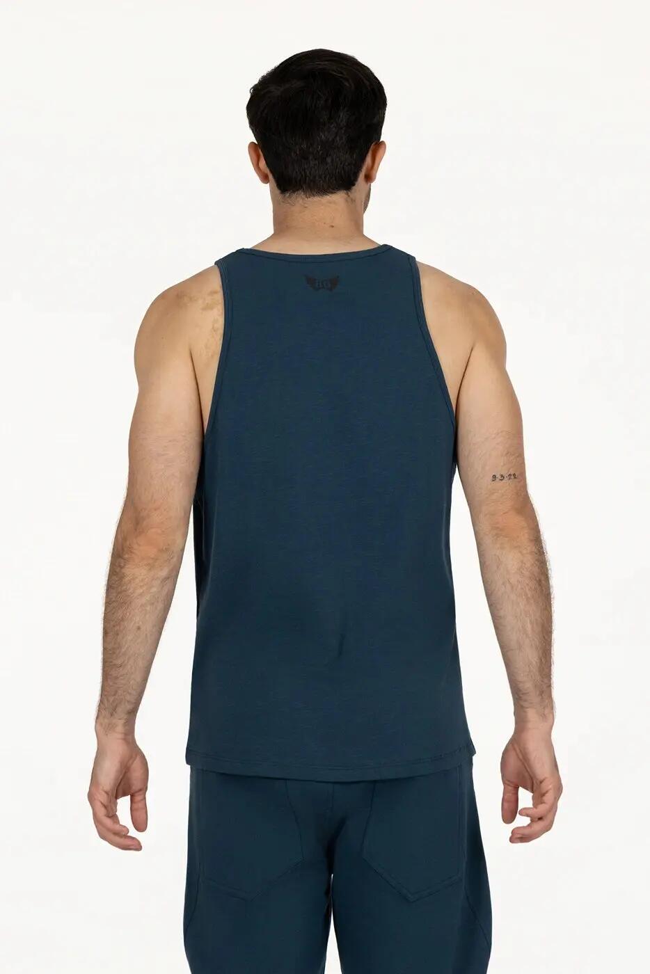 Débardeur de sport Rhav Yoga – Bleu 3/5
