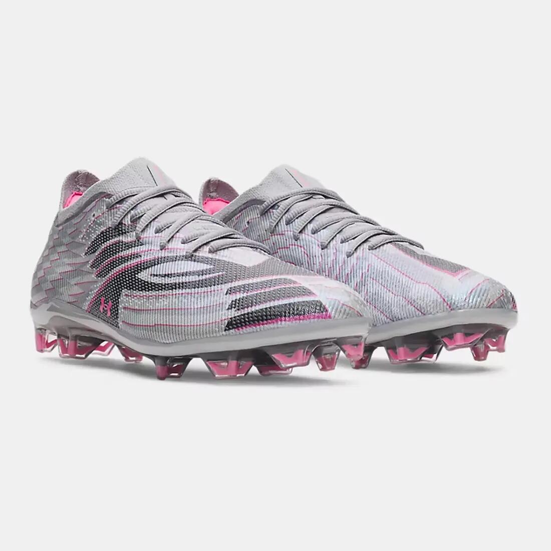 Scarpe da calcio UA Shadow Elite 4 Mach FG grigio metallizzato 5/5