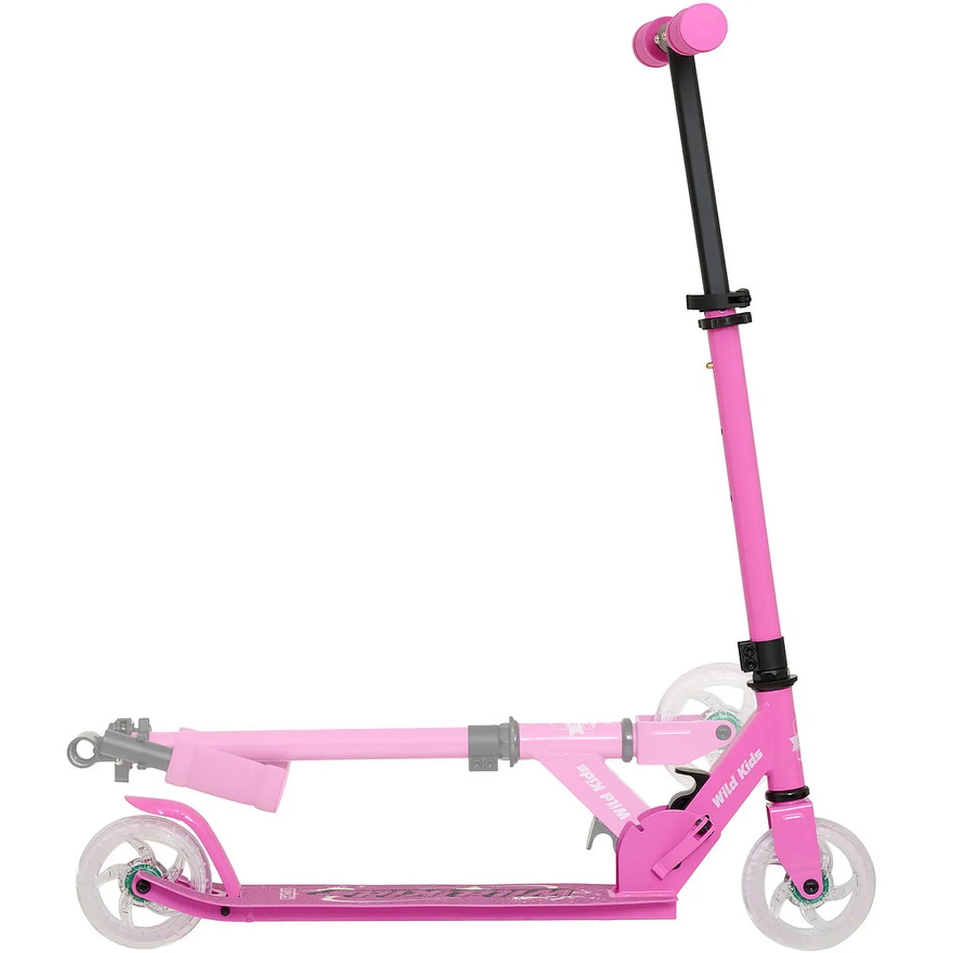 Kinder-Scooter Wild Kids Foldable LED, pink 3/3