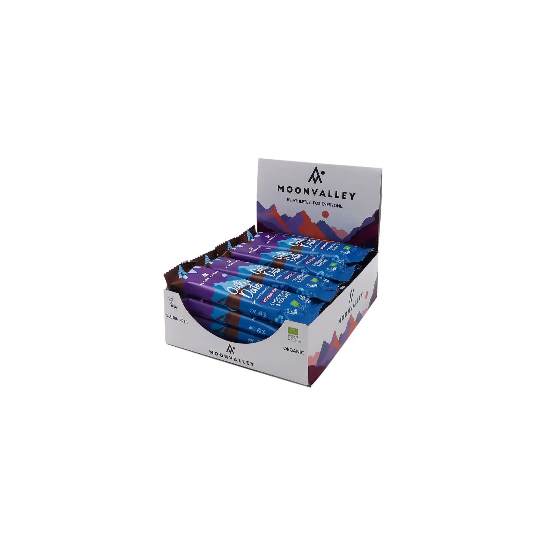 Moonvalley EKO Hafer & Datteln Schokolade & Meersalz Energieriegel 12er-Pack 3/4