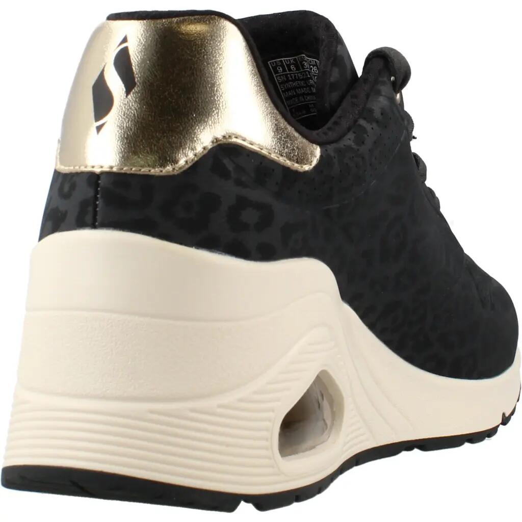 Buty SKECHERS 177521S UNO WEDGE SAFARI Czarny 3/5