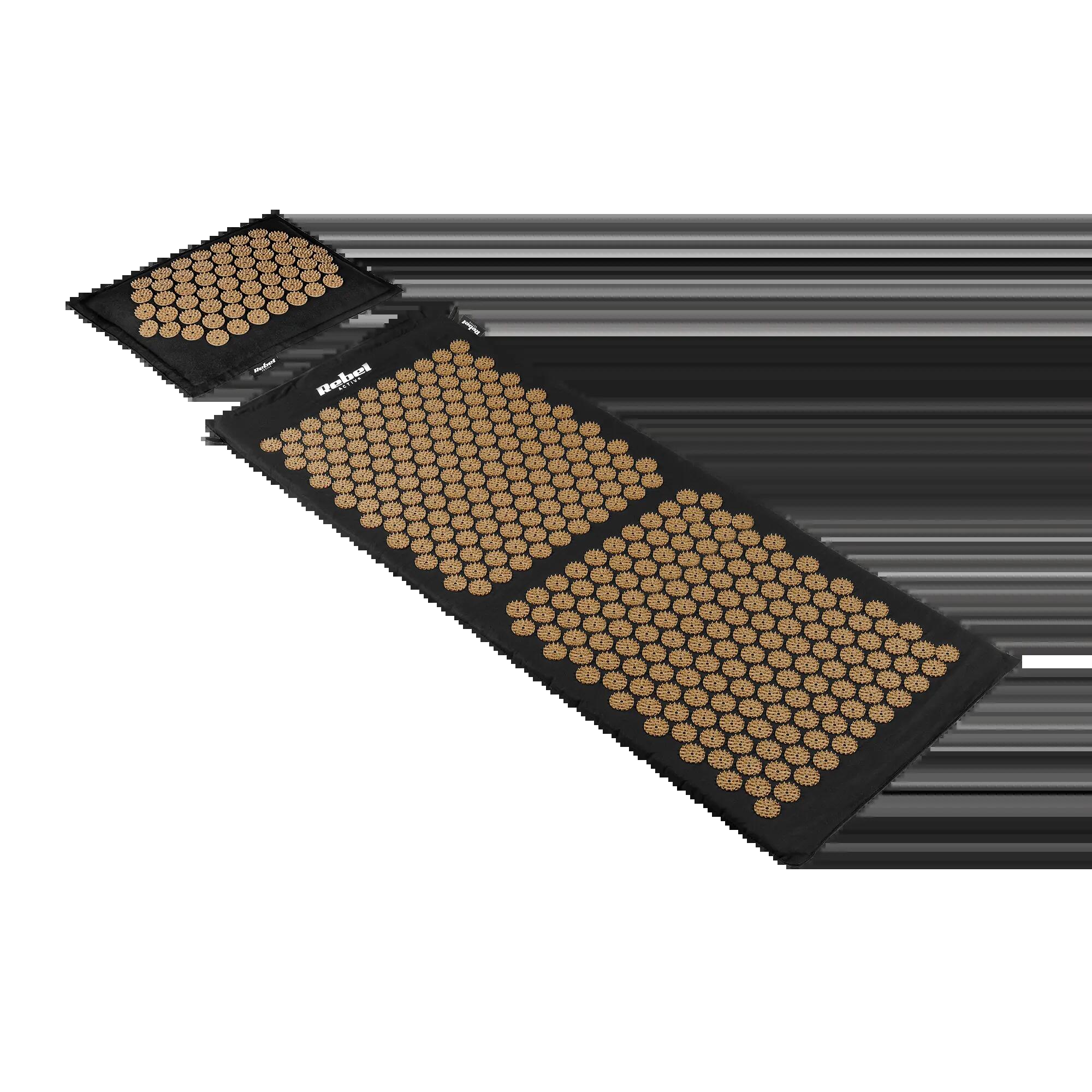 Mata zdrowotna ECO do akupresury z kolcami zestaw z poduszką Rebel 110x42cm 2/7