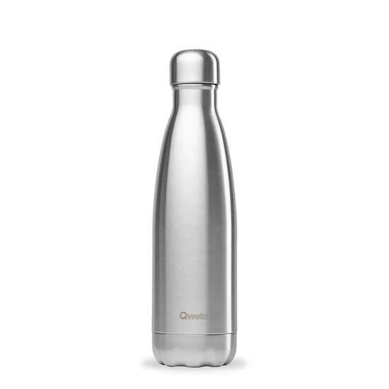 Bouteille isotherme inox brossé Qwetch Originals