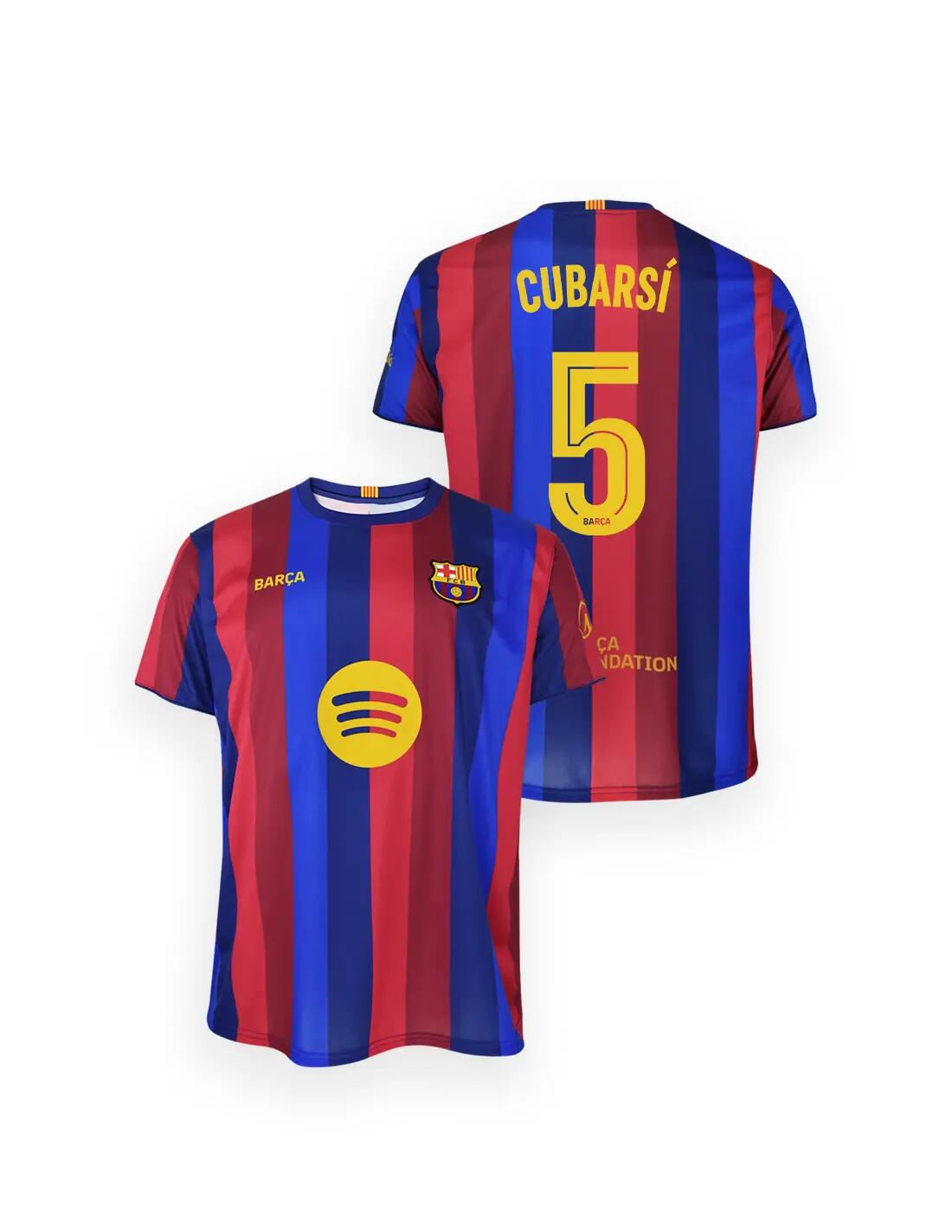 Camiseta Cubarsí FC Barcelona Niño 2026/27 Primera Equipación Réplica Oficial 3/5