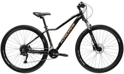 KROSS Lea 5.0 27,5" S(15") MTB 18 biegów CUES czarny/złoty połysk