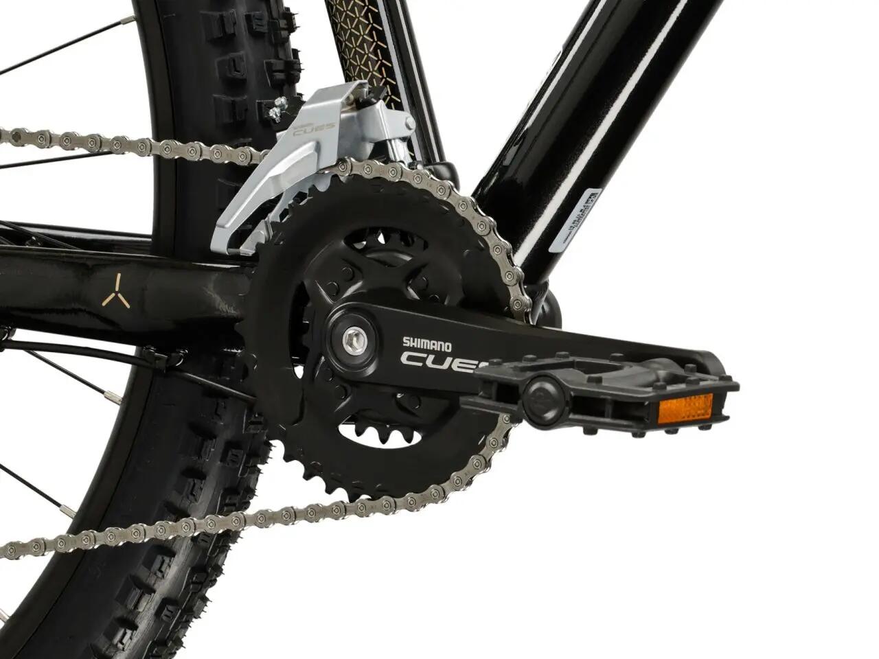 Rower górski MTB Kross Lea 5.0 27,5" XS (14") 18 biegów czarny złoty połysk 7/7