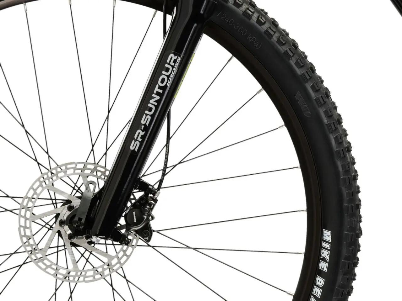 Rower górski MTB Kross Lea 5.0 27,5" XS (14") 18 biegów czarny złoty połysk 6/7