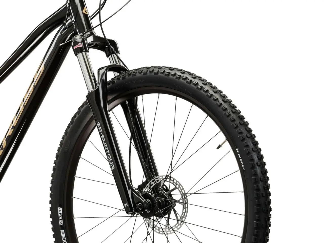 Rower górski MTB Kross Lea 5.0 27,5" XS (14") 18 biegów czarny złoty połysk 5/7