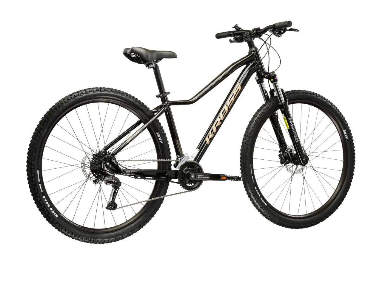Rower górski MTB Kross Lea 5.0 27,5" XS (14") 18 biegów czarny złoty połysk 3/7