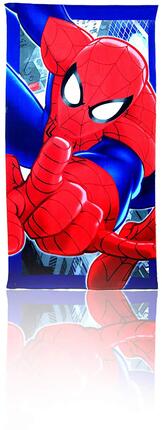 Serviette de bain et de plage en microfibre Spiderman 70x140cm