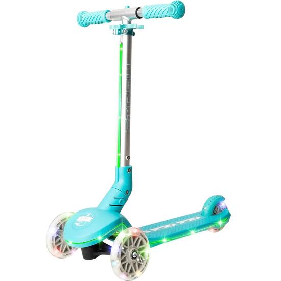 3-Rad-Kinderroller Party LED, blau