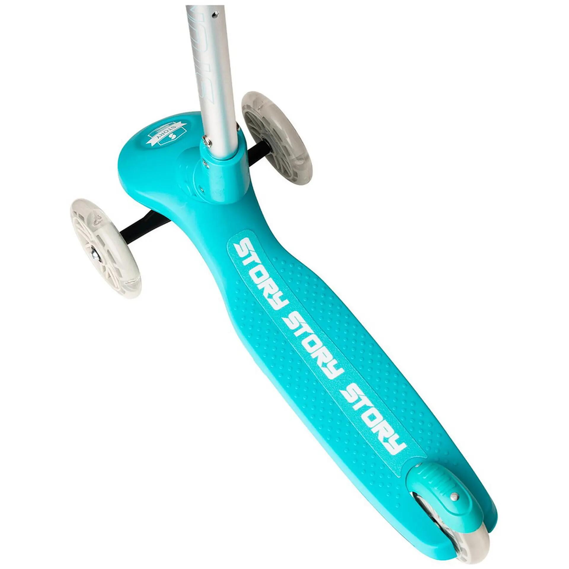 Monopattino a 3 ruote per bambini Party LED, blu 2/2