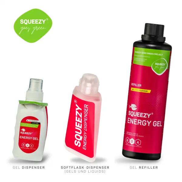 Liquid Energy Gel, Energiegeldrink für den Laufsport, Orange-Peach 2/4